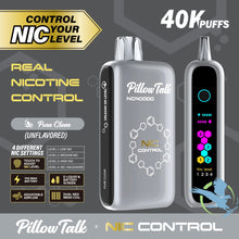 Load image into Gallery viewer, Pure Clear Pillow Talk Nic Control 40000 Disposable Vape
