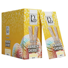 Load image into Gallery viewer, Rainbow Sherbet FVKD Holez Diamond Infused Hash Holes 2gm 2PK Pre Rolls Joints