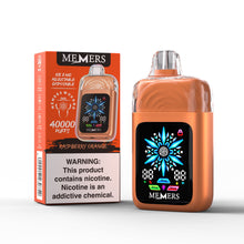 Load image into Gallery viewer, Raspberry Orange MEMERS WUKONG V40000 DISPOSABLE VAPE 40K PUFFS