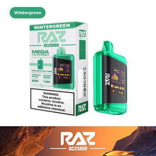 Load image into Gallery viewer, Wintergreen / Single RAZ DC25000 Puff Disposable Vape