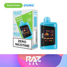 Load image into Gallery viewer, Razzle Dazzle Razzz 25K Zero Nicotine Disposable Vape 0%