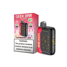 Load image into Gallery viewer, STRAWBERRY JAM (JAM EDITION) / SINGLE Geek BAR PULSE X DISPOSABLE VAPE