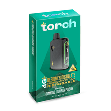 Load image into Gallery viewer, Sativa - Diamond Durban Poison Torch Designer Distillate Disposable