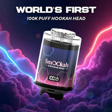 Cargar imagen en el visor de la galería, Smookah Disposable Hookah Head 2 in 1 Vape 100K Puffs 160ML