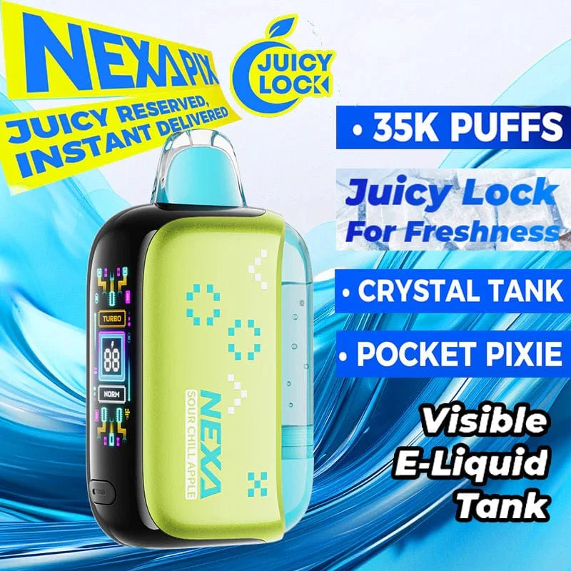 Nexa PIX 35K Disposable Vape 35,000 Puffs, Smart Display Nexa PIX 35K Disposable Vape 35,000 Puffs, Smart Display