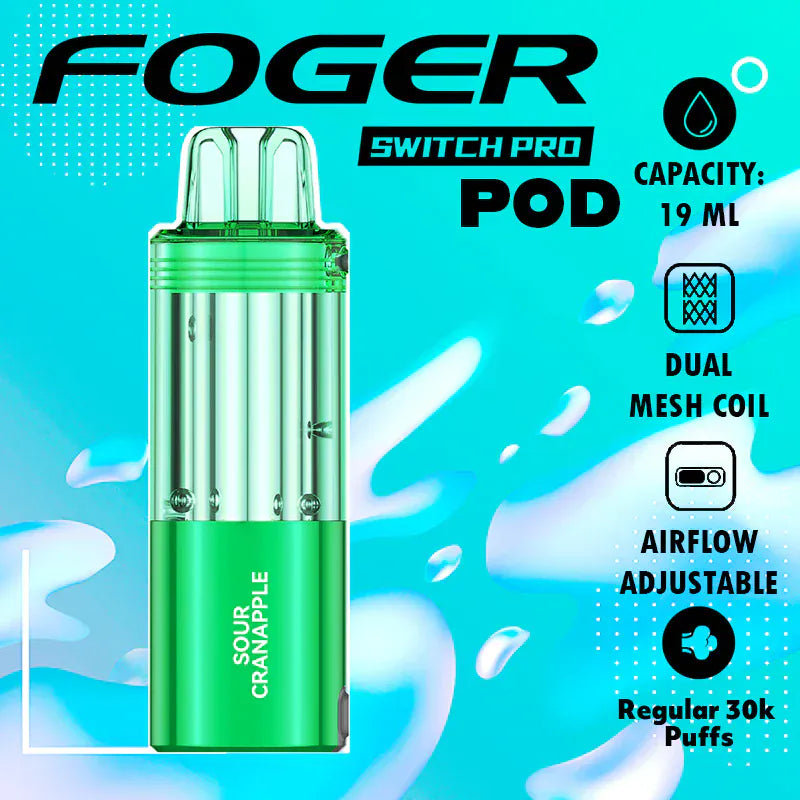 Sour Cran Apple Foger Switch Disposable Vape 30K Puffs Sour Cran Apple Foger Switch Disposable Vape 30K Puffs