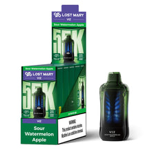 Load image into Gallery viewer, Sour Watermelon Apple Lost Mary Viz 55K Disposable