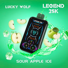 Load image into Gallery viewer, Sour Apple Ice Lucky Wolf Legend 25K Disposable