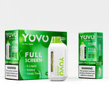 Cargar imagen en el visor de la galería, Sour Apple Rainbow Yovo Ultra 18000 Disposable Vape