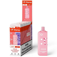 Load image into Gallery viewer, Sour Wildberry Gummy Off Stamp Classic Cube 25000 Disposable Vape Pod