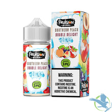 Cargar imagen en el visor de la galería, Southern Peach Double Delight Ice / 0 MG Fruision Juice Co E-Liquid 100ML