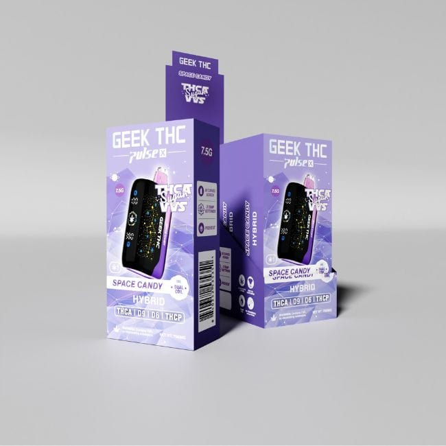 Geek THC Pulse X VVS Sugar Disposable Vape 7.5 GM Geek THC Pulse X VVS Sugar Disposable Vape 7.5 GM