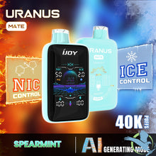 Load image into Gallery viewer, Spearmint Ijoy Uranus Mate 40K Disposable Vape 40,000 Puffs