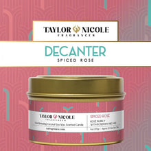 Load image into Gallery viewer, Spiced Rosé (Decanter Collection) TN Fragrances Odor Eliminating Candles 4oz