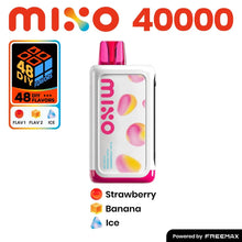 Load image into Gallery viewer, Strawberry/Banana Ice FreeMax Mixo 40K Disposable Vape Dual Flavor