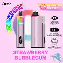 Load image into Gallery viewer, Strawberry Bubblegum Ijoy Xp IO 50000 Disposable Vape