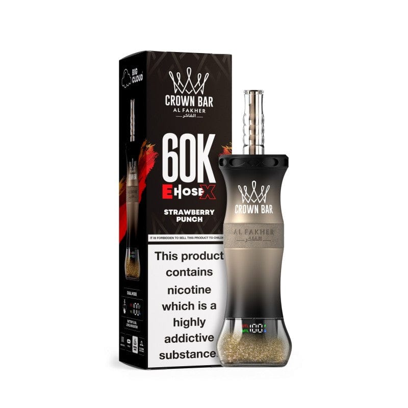 elfbar elfa master akku Strawberry Punch Al Fakher Crown Bar 60K E-Hose X Disposable