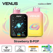 Cargar imagen en el visor de la galería, Strawberry B-Pop Ijoy Venus 25000 Disposable Vape