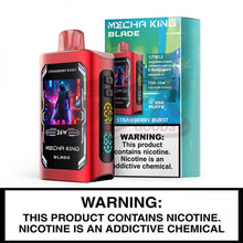 Cargar imagen en el visor de la galería, Strawberry Burst Mecca King Blade Vape 25000