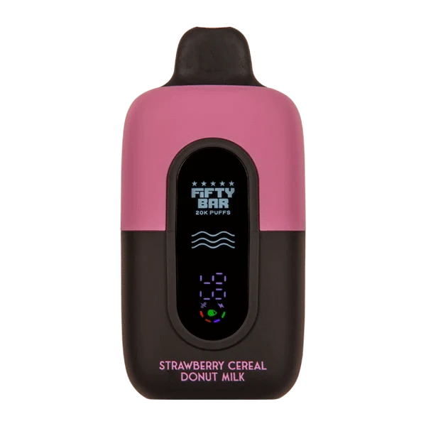 Strawberry Cereal Donut Milk Fifty Bar V2 20K Disposable Vape