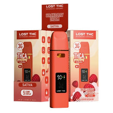 Load image into Gallery viewer, Strawberry Dream Sativa Lost THC Melted Diamonds Disposable 3GM