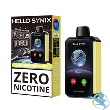 Load image into Gallery viewer, Strawberry Kiwi Hello Synix Zero Nicotine Disposable 30000 30K
