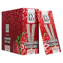 Load image into Gallery viewer, Strawberry Kush Cake FVKD Holez Diamond Infused Hash Holes 2gm 2PK Pre Rolls Joints