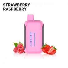 Load image into Gallery viewer, Strawberry Raspberry Luffbar Dually Disposable Vape with 20000 Puffs