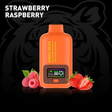Cargar imagen en el visor de la galería, Strawberry Raspberry Luffbar Boring Tiger 25000 Disposable Vape