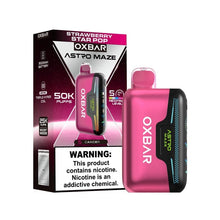 Load image into Gallery viewer, Strawberry Star Pop Oxbar Astro Maze 50K Vape Disposable 50000 Puffs
