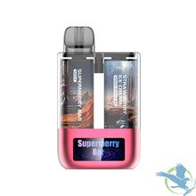 Cargar imagen en el visor de la galería, Supermerry Bar 25K Puffs 2 x 15ML Disposable Vape Device With Dual Tank & HD Screen Animation