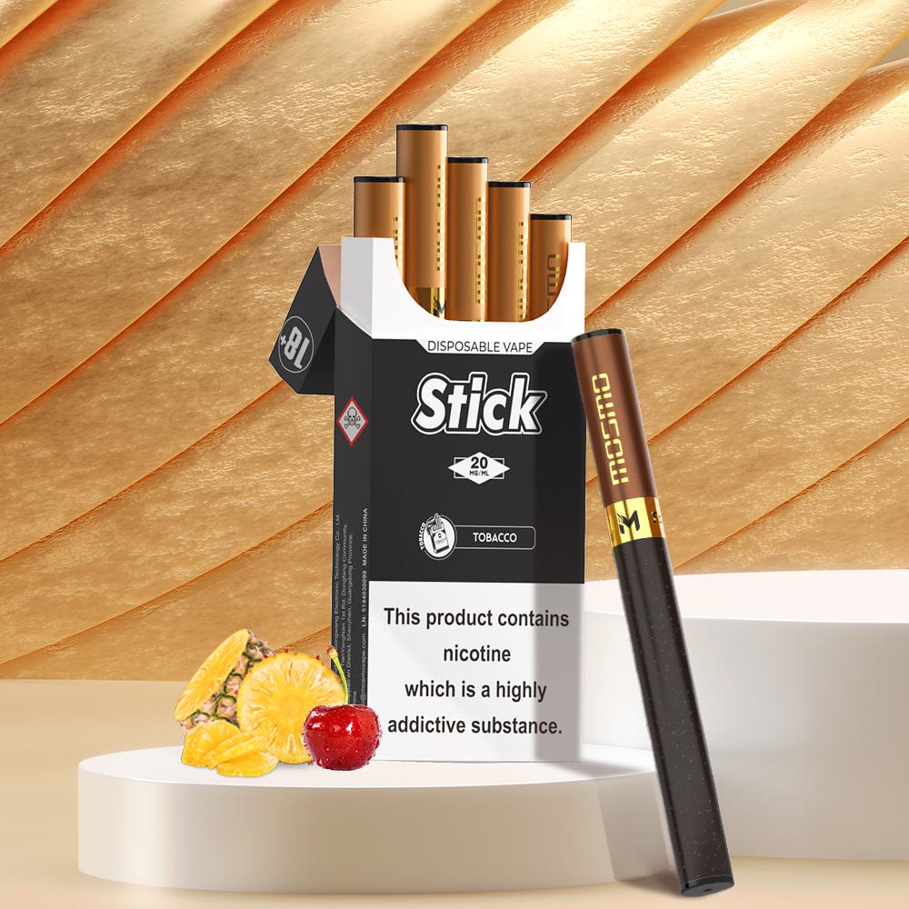 Tobacco Mosmo Stik Disposable Vape - 5 Piece in one pack Tobacco Mosmo Stik Disposable Vape - 5 Piece in one pack