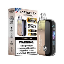 Cargar imagen en el visor de la galería, Tobacco TasteFlex Ultralock Disposable Vape 50K