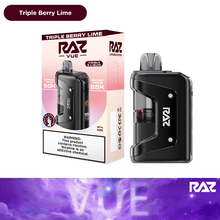 Load image into Gallery viewer, Pod Only / Triple Berry Lime Raz Vue Disposable Kit