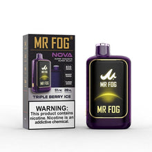Load image into Gallery viewer, Triple Berry Ice Mr Fogg Nova 36K Disposable Vape