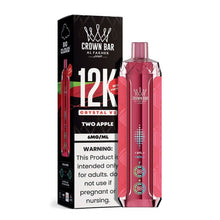 Load image into Gallery viewer, NN - Two Apple Al Fakher Crown Bar Crystal V2 Disposable 6mg