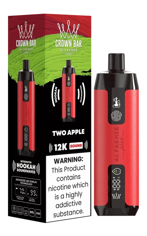 Al Fakher Crown Bar Sound Disposable 12000 (Buy 4 Get 5th Free) Al Fakher Crown Bar Sound Disposable 12000 (Buy 4 Get 5th Free)