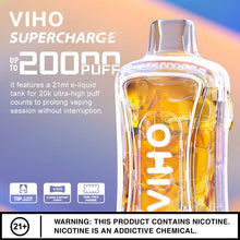 Cargar imagen en el visor de la galería, VIHO Supercharge 20K Disposable Vape