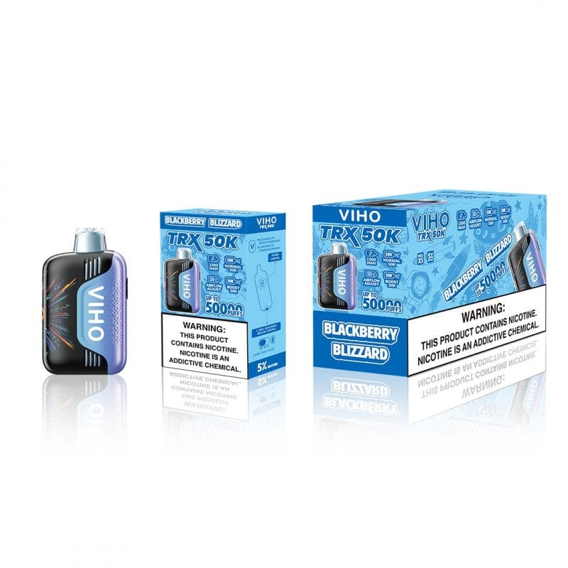 Get Blackberry Blizzard Flavor VIho TRX 50K Disposable Vape