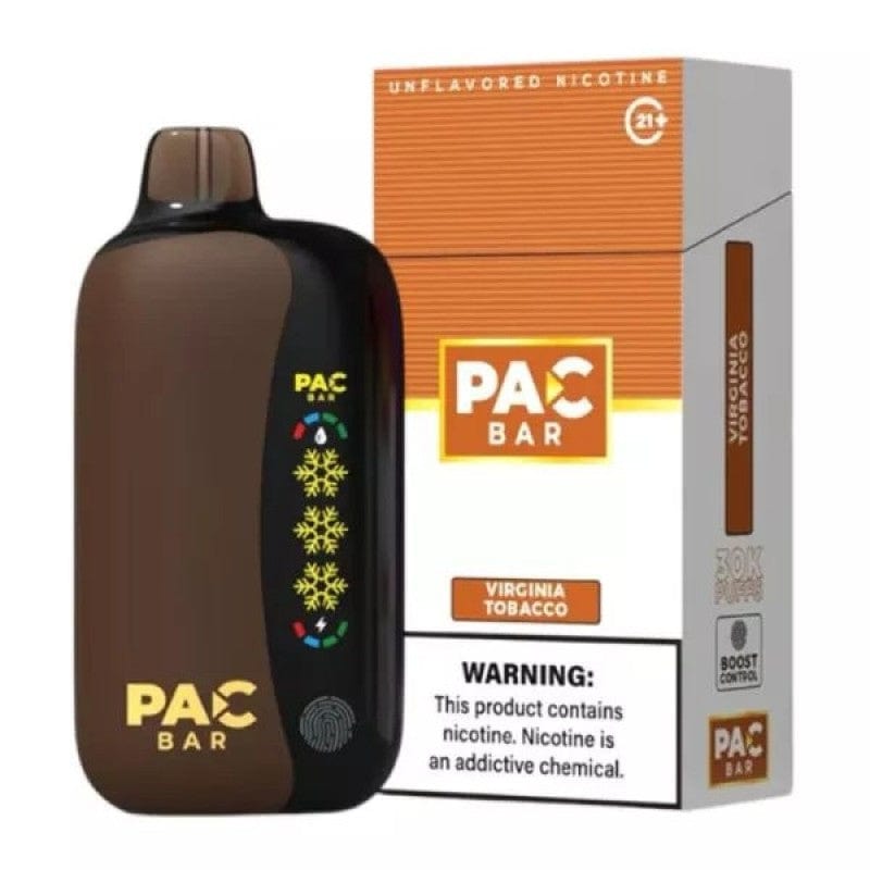 Virginia Tobacco PAC Bar 30K Disposable Vape Puffs Virginia Tobacco PAC Bar 30K Disposable Vape Puffs