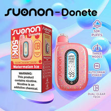 Load image into Gallery viewer, Watermelon Ice Suonon Donette 50K Disposable Vape