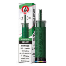 Load image into Gallery viewer, Watermelon Kiwi Starbuzz Super Max 15K Disposable (Hookah Disposable Vape) 5mg
