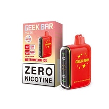 Load image into Gallery viewer, Watermelon Ice (New) Geeek Bar Pulse Zero Nicotine Disposable Vape