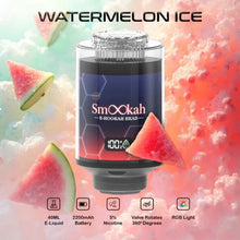 Cargar imagen en el visor de la galería, Watermelon Ice Smookah Disposable Hookah Head 2 in 1 Vape 100K Puffs 160ML