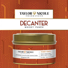 Load image into Gallery viewer, Whisky Punch (Decanter Collection) TN Fragrances Odor Eliminating Candles 4oz