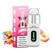 Cargar imagen en el visor de la galería, White Gummy Peach Ploox XS 25k Disposable Vape