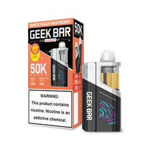Load image into Gallery viewer, Pod Only / White Peach Raspberry Geek Bar Clio Platinum 50K Disposable Kit
