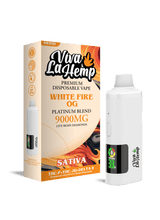 Load image into Gallery viewer, White Fire OG (Sativa) Viva La Hemp THCP Disposable 9g