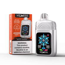 Load image into Gallery viewer, White Gummy MEMERS WUKONG V40000 DISPOSABLE VAPE 40K PUFFS