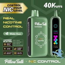 Load image into Gallery viewer, Winter Green Pillow Talk Nic Control 40000 Disposable Vape